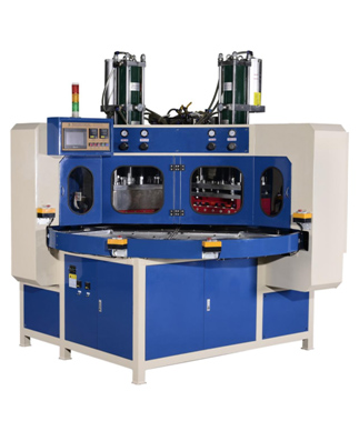 Auto Rotary-Table 4-Station Heat-Cold Press